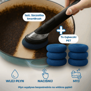 SmartBrush – szczotka do mycia naczyń z dozownikiem płynu